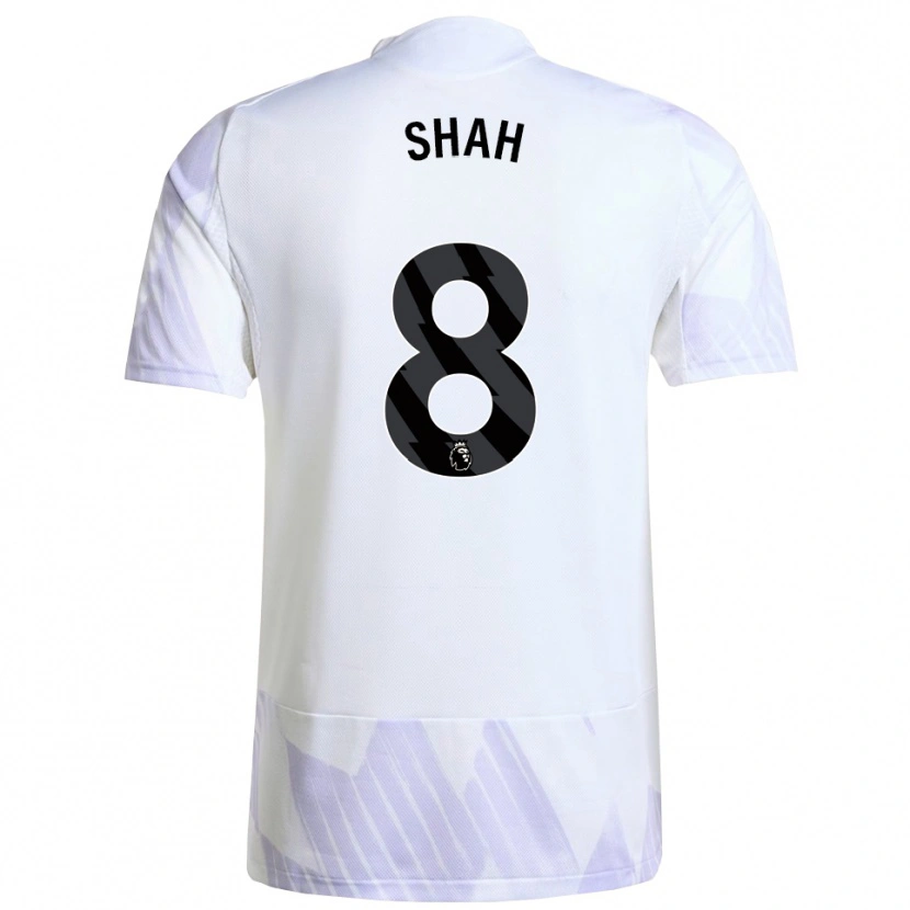 Danxen Kinder Jariyah Shah #8 Weiß Lila Lila Auswärtstrikot Trikot 2025/26 T-Shirt Österreich