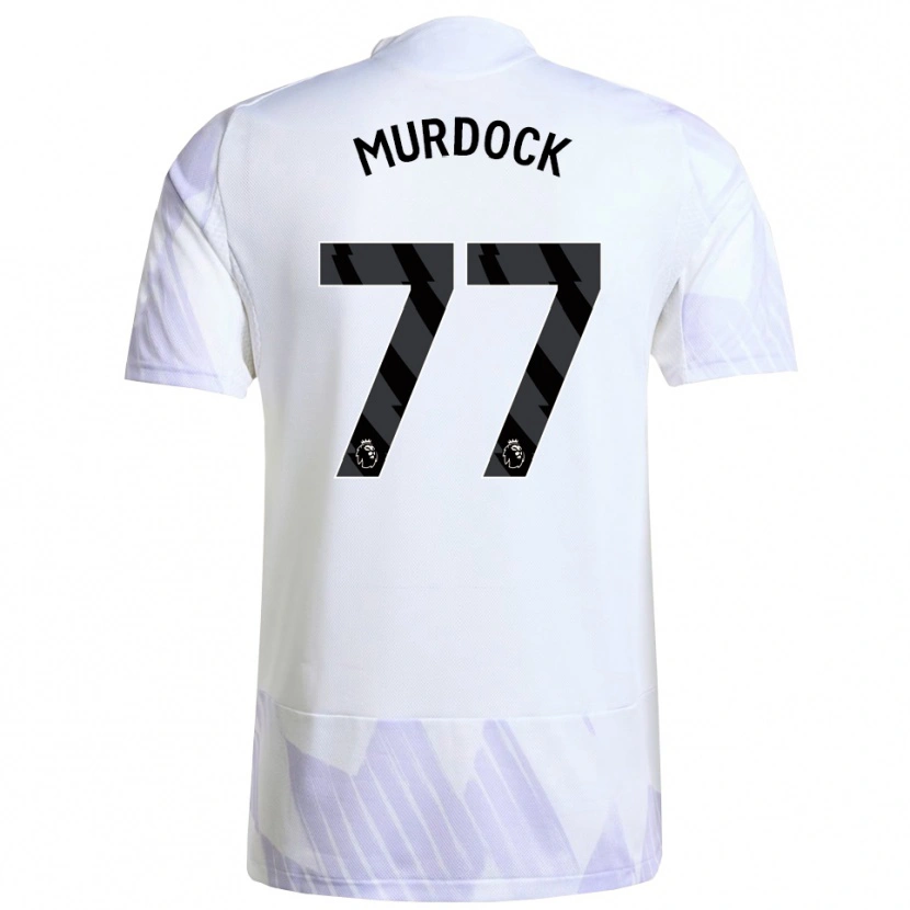 Danxen Kinder Will Murdock #77 Weiß Lila Lila Auswärtstrikot Trikot 2025/26 T-Shirt Österreich