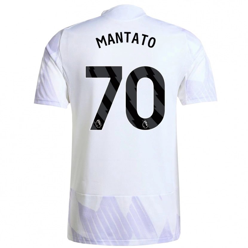 Danxen Kinder Bendito Mantato #70 Weiß Lila Lila Auswärtstrikot Trikot 2025/26 T-Shirt Österreich
