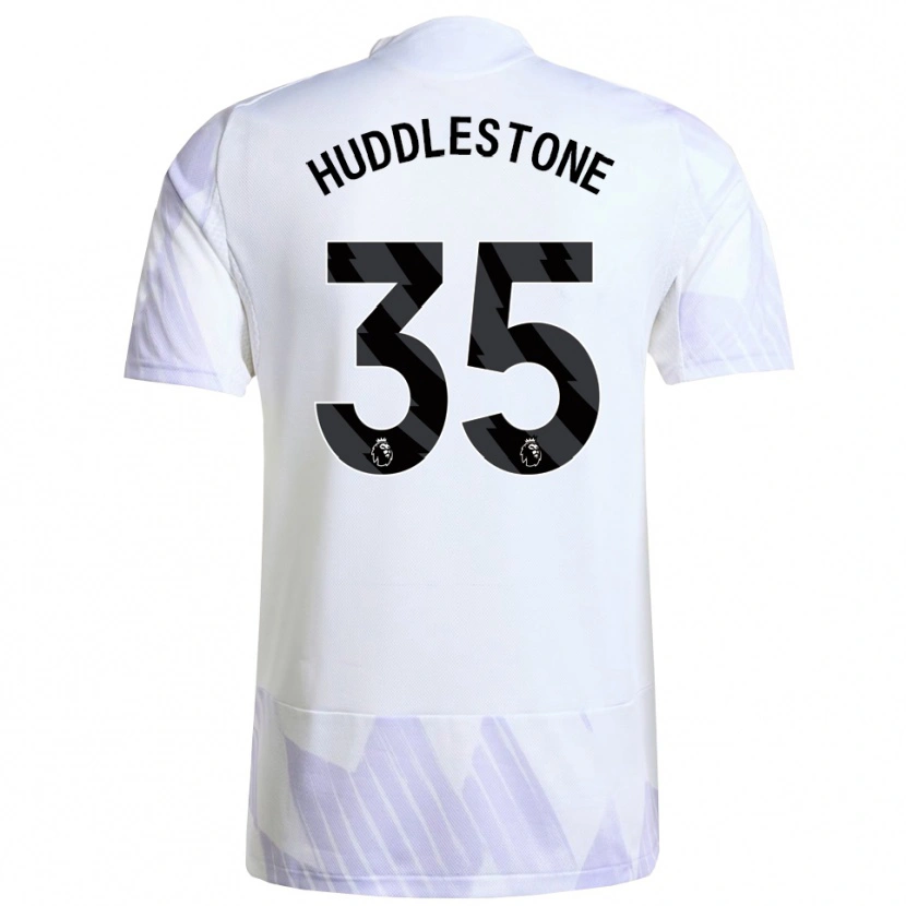 Danxen Kinder Tom Huddlestone #35 Weiß Lila Lila Auswärtstrikot Trikot 2025/26 T-Shirt Österreich