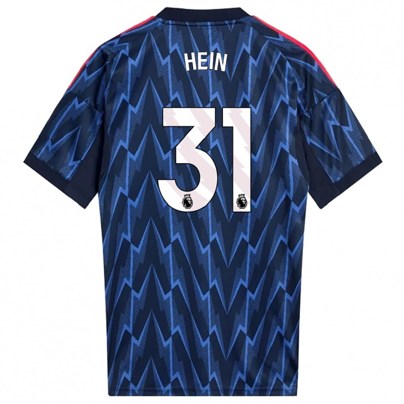 Danxen Kinder Karl Hein #31 Marine Rot Auswärtstrikot Trikot 2025/26 T-Shirt Österreich