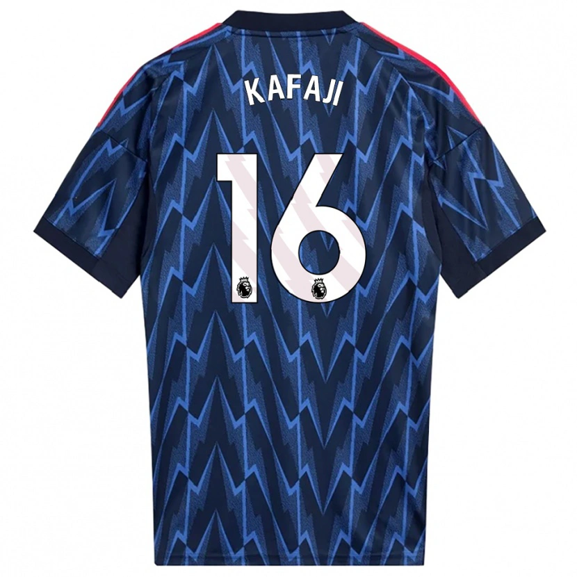 Danxen Kinder Rosa Kafaji #16 Marine Rot Auswärtstrikot Trikot 2025/26 T-Shirt Österreich