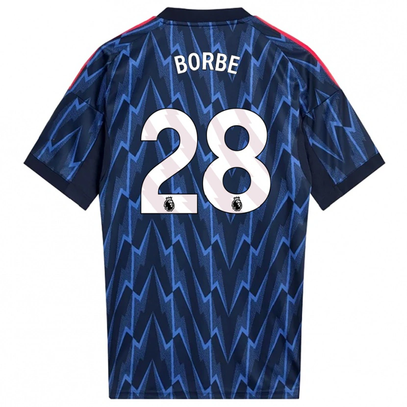 Danxen Kinder Anneke Borbe #28 Marine Rot Auswärtstrikot Trikot 2025/26 T-Shirt Österreich