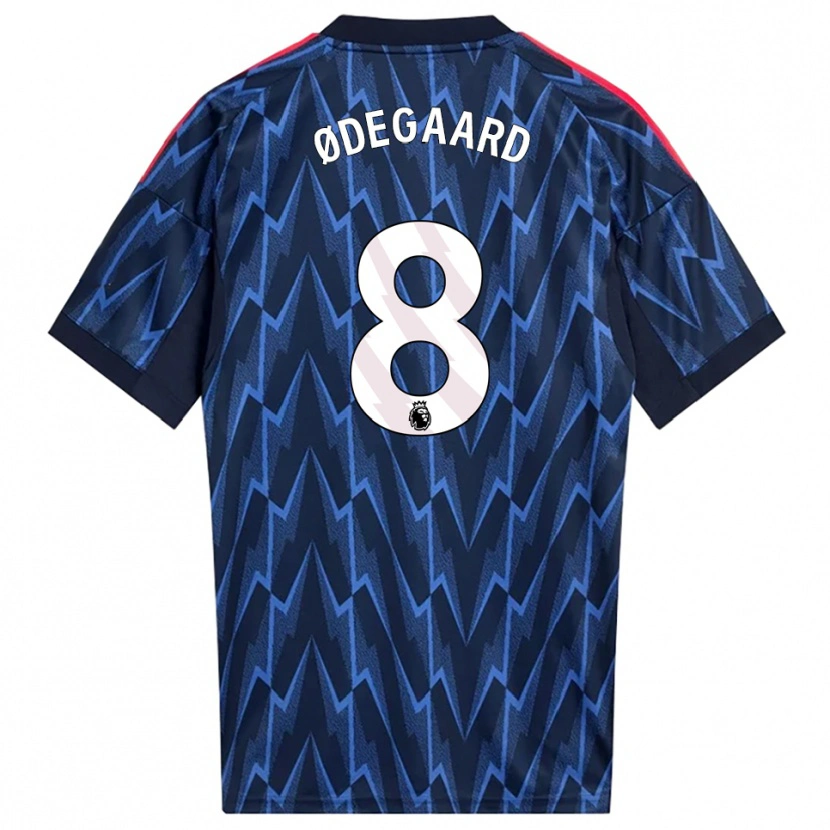 Danxen Kinder Martin Ødegaard #8 Marine Rot Auswärtstrikot Trikot 2025/26 T-Shirt Österreich
