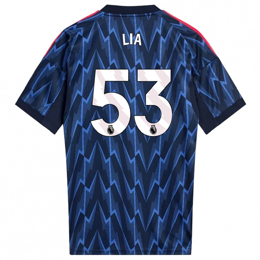 Danxen Kinder Vivienne Lia #53 Marine Rot Auswärtstrikot Trikot 2025/26 T-Shirt Österreich
