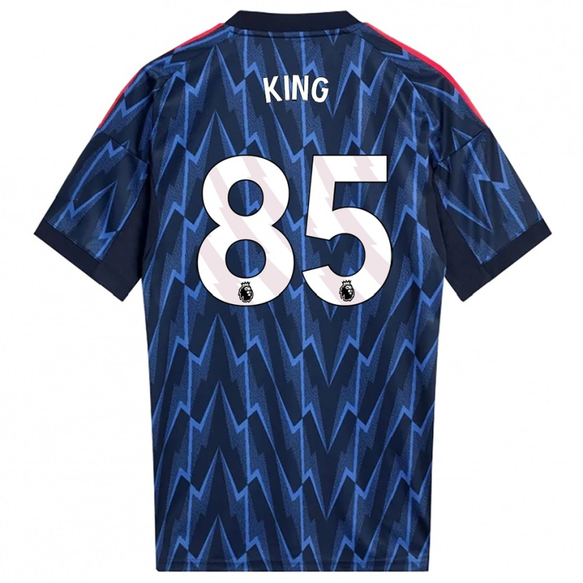 Danxen Kinder Josiah King #85 Marine Rot Auswärtstrikot Trikot 2025/26 T-Shirt Österreich