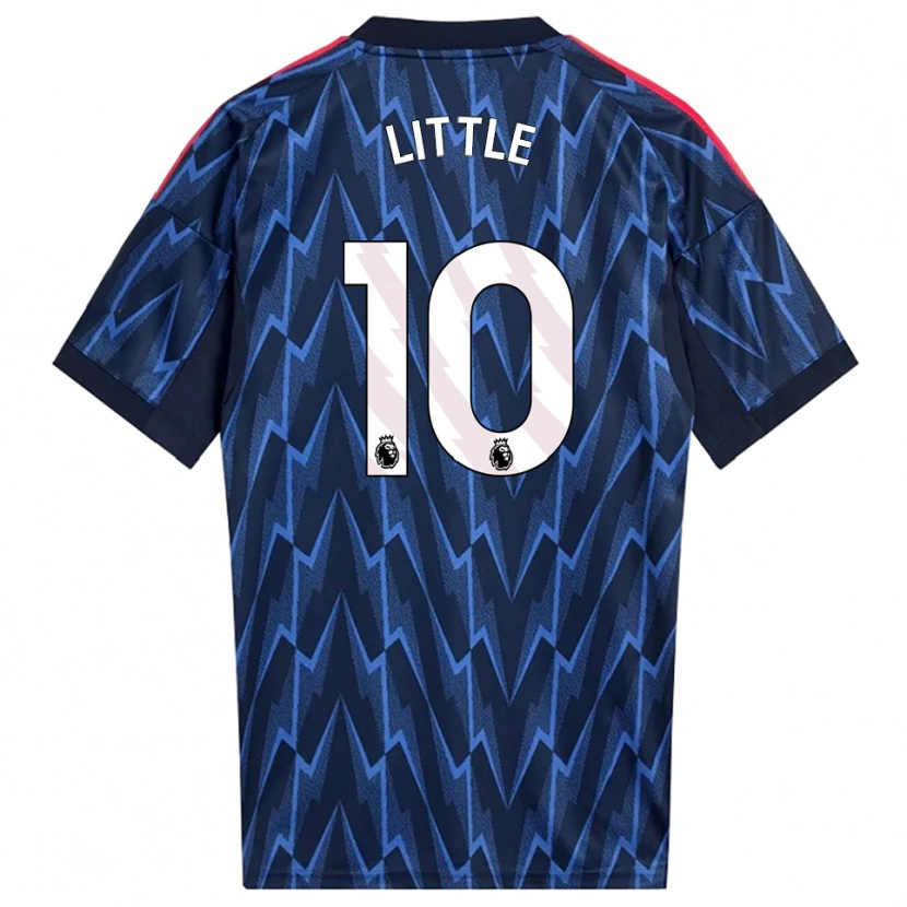 Danxen Kinder Kim Little #10 Marine Rot Auswärtstrikot Trikot 2025/26 T-Shirt Österreich