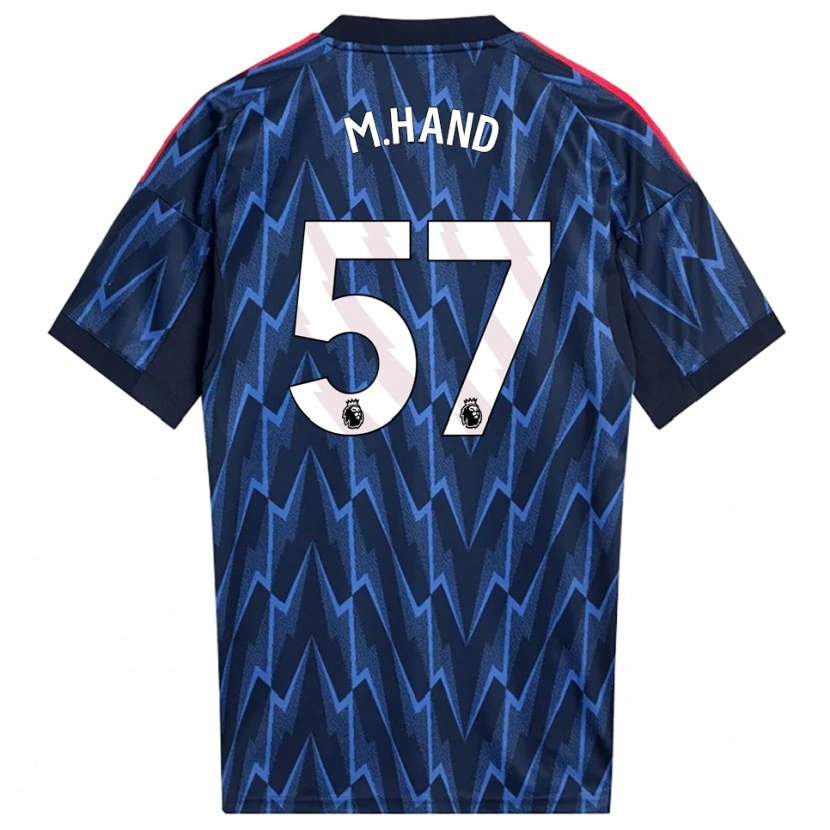 Danxen Kinder Ismail Oulad M'hand #57 Marine Rot Auswärtstrikot Trikot 2025/26 T-Shirt Österreich
