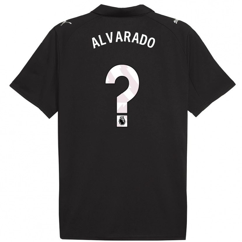 Danxen Kinder Lucas Alvarado #0 Schwarz Weiß Auswärtstrikot Trikot 2025/26 T-Shirt Österreich