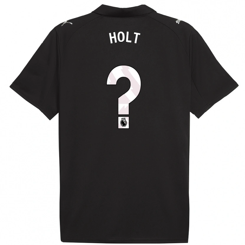 Danxen Kinder Charlie Holt #0 Schwarz Weiß Auswärtstrikot Trikot 2025/26 T-Shirt Österreich
