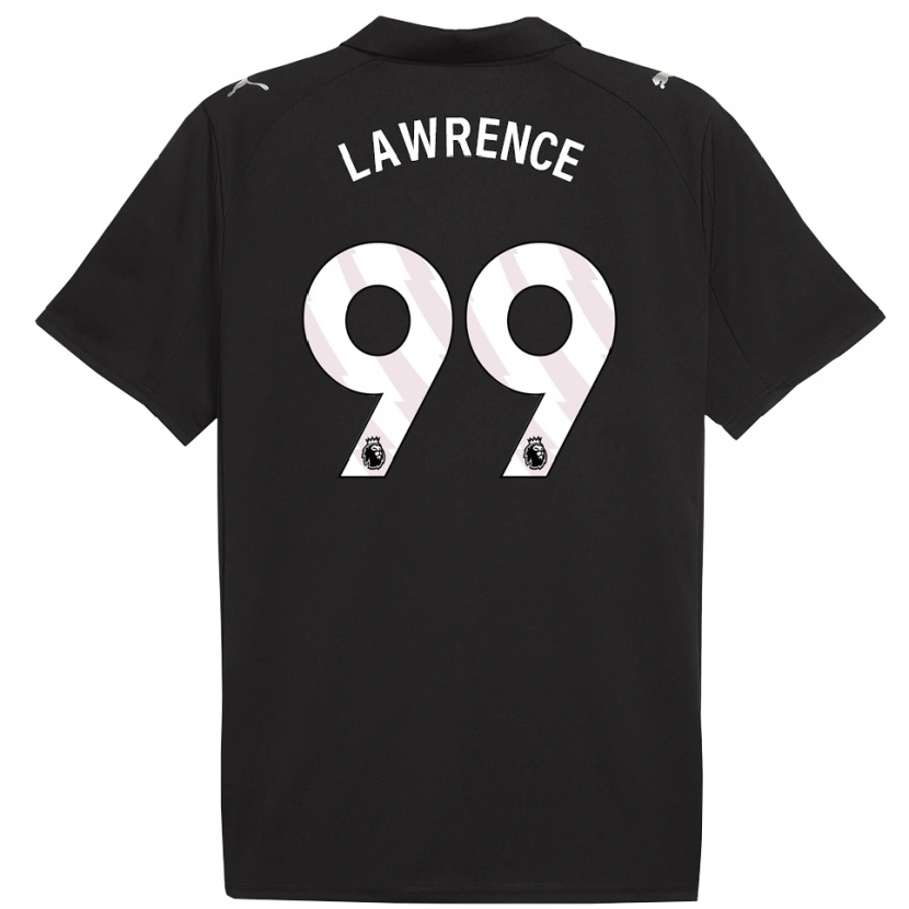 Danxen Kinder Emilio Lawrence #99 Schwarz Weiß Auswärtstrikot Trikot 2025/26 T-Shirt Österreich