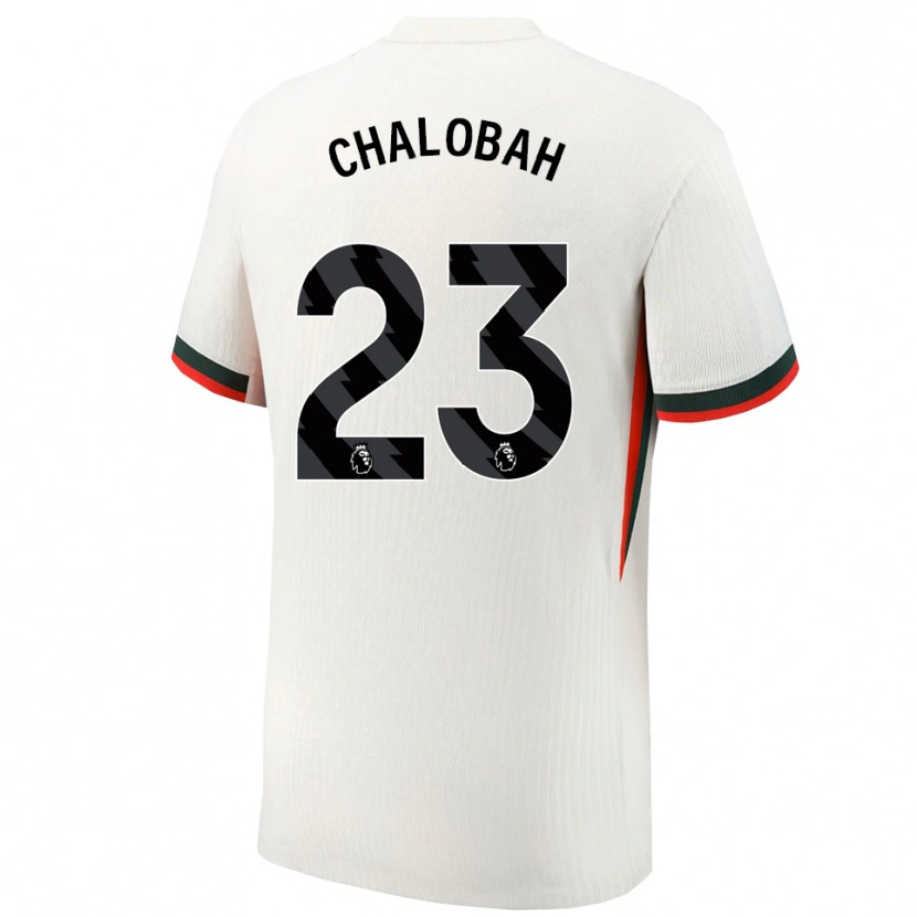 Danxen Kinder Trevoh Chalobah #23 Weiß Grün Auswärtstrikot Trikot 2025/26 T-Shirt Österreich