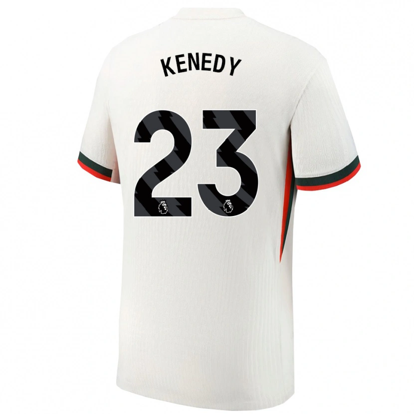Danxen Kinder Robert Kenedy #23 Weiß Grün Auswärtstrikot Trikot 2025/26 T-Shirt Österreich