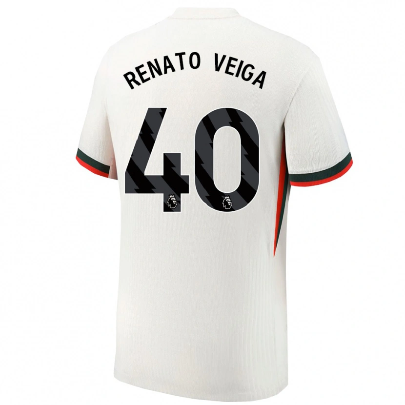 Danxen Kinder Renato Veiga #40 Weiß Grün Auswärtstrikot Trikot 2025/26 T-Shirt Österreich