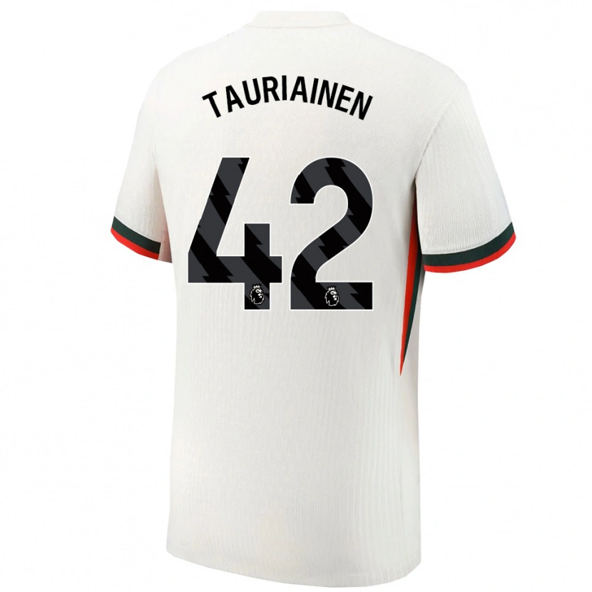 Danxen Kinder Jimi Tauriainen #42 Weiß Grün Auswärtstrikot Trikot 2025/26 T-Shirt Österreich