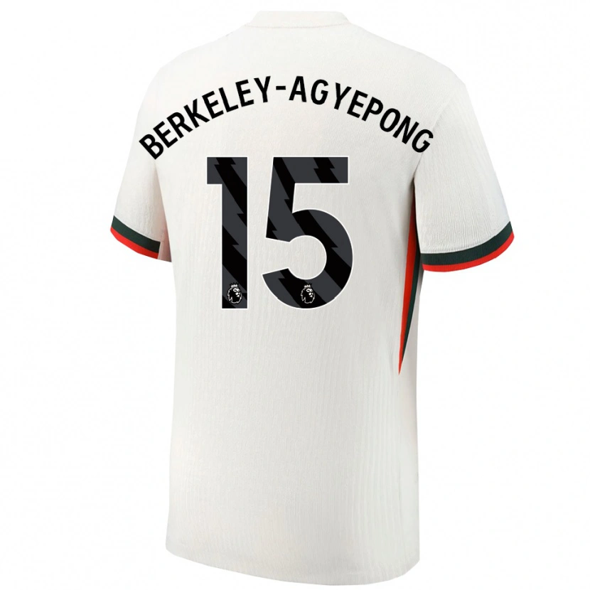 Danxen Kinder Jeremiah Berkeley-Agyepong #15 Weiß Grün Auswärtstrikot Trikot 2025/26 T-Shirt Österreich