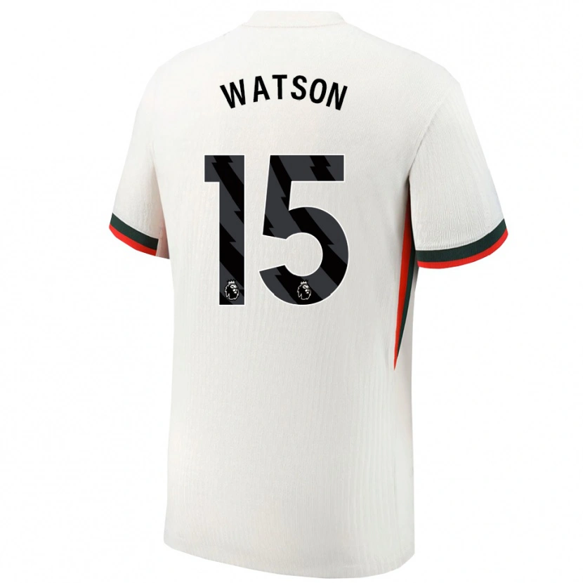 Danxen Kinder Reggie Watson #15 Weiß Grün Auswärtstrikot Trikot 2025/26 T-Shirt Österreich