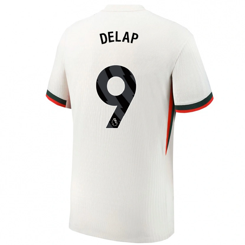 Danxen Kinder Liam Delap #9 Weiß Grün Auswärtstrikot Trikot 2025/26 T-Shirt Österreich