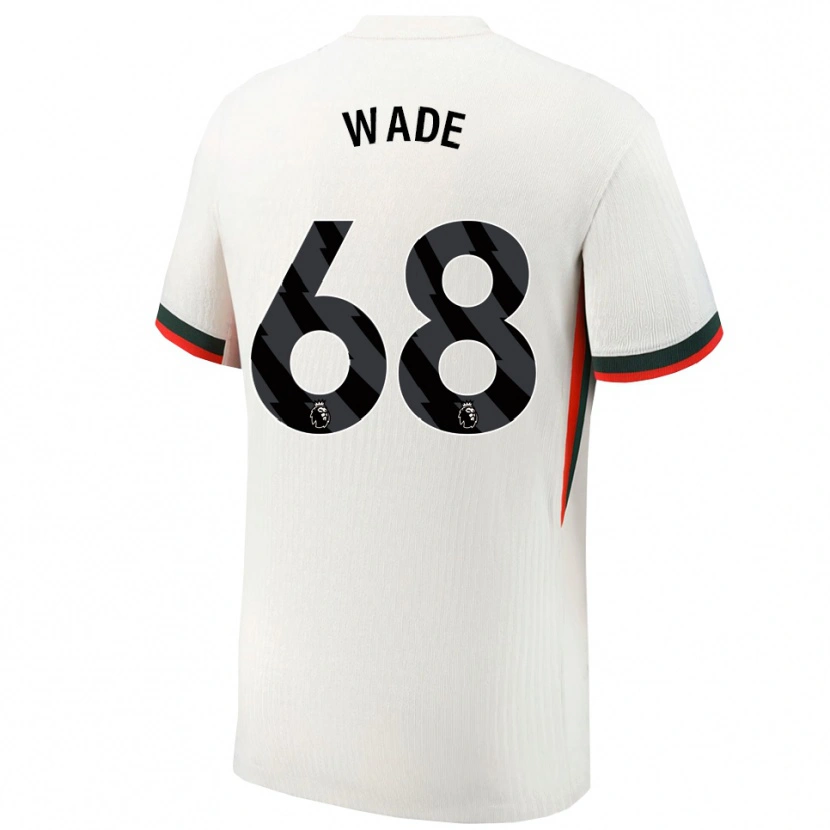 Danxen Kinder Shaun Wade #68 Weiß Grün Auswärtstrikot Trikot 2025/26 T-Shirt Österreich