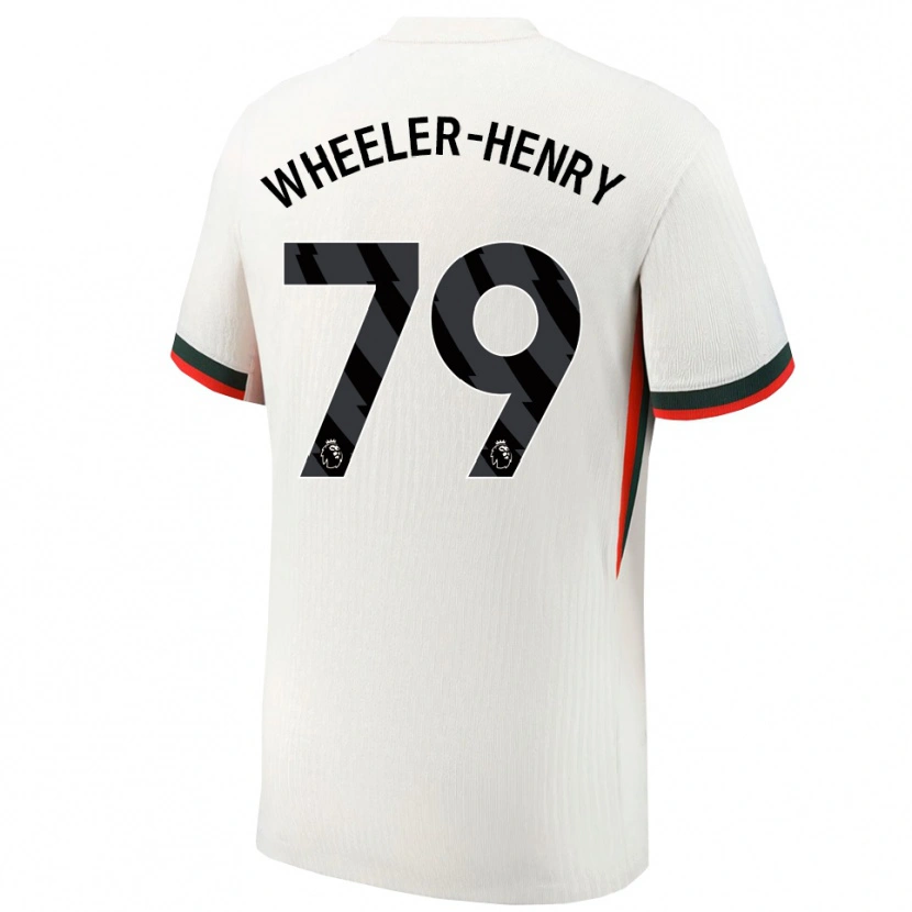 Danxen Kinder Joseph Wheeler-Henry #79 Weiß Grün Auswärtstrikot Trikot 2025/26 T-Shirt Österreich