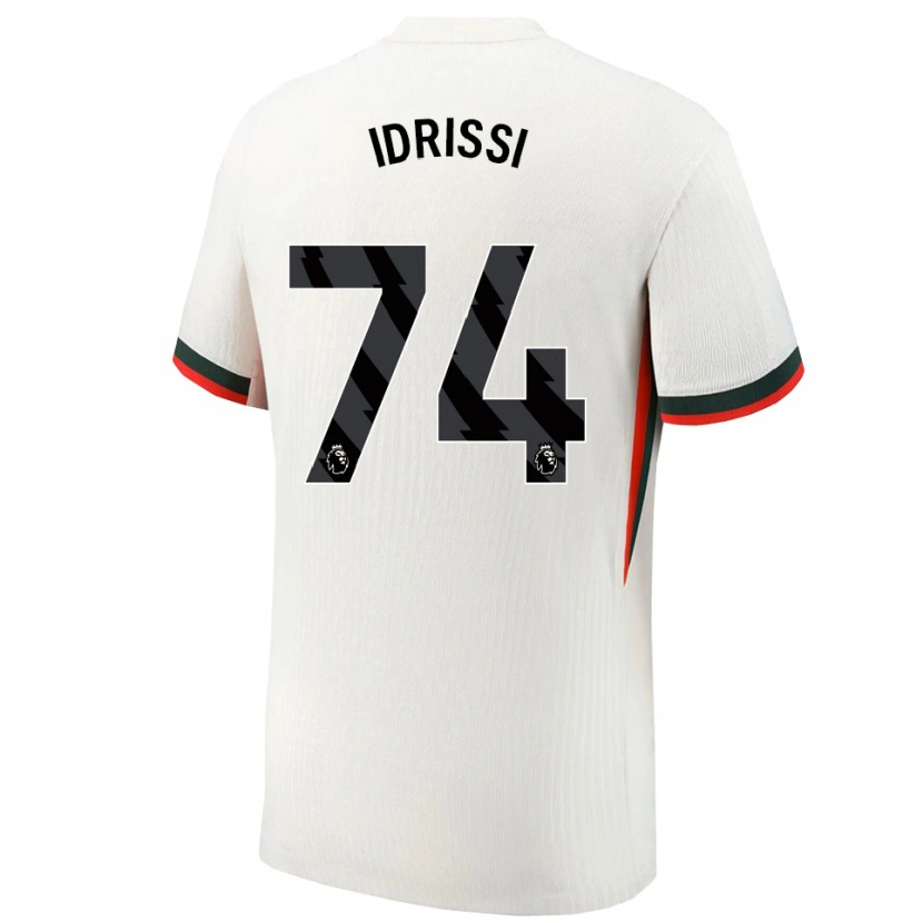 Danxen Kinder Yahya Idrissi #74 Weiß Grün Auswärtstrikot Trikot 2025/26 T-Shirt Österreich