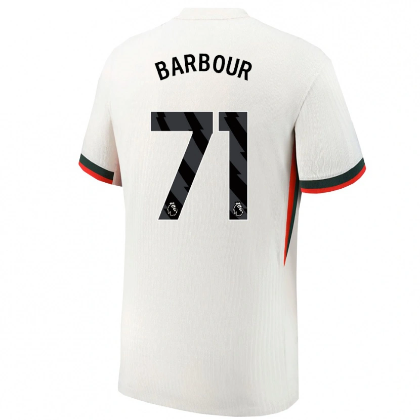 Danxen Kinder Kobe Barbour #71 Weiß Grün Auswärtstrikot Trikot 2025/26 T-Shirt Österreich