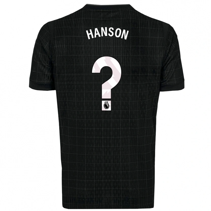 Danxen Kinder Cayon Hanson #0 Schwarz Grau Auswärtstrikot Trikot 2025/26 T-Shirt Österreich