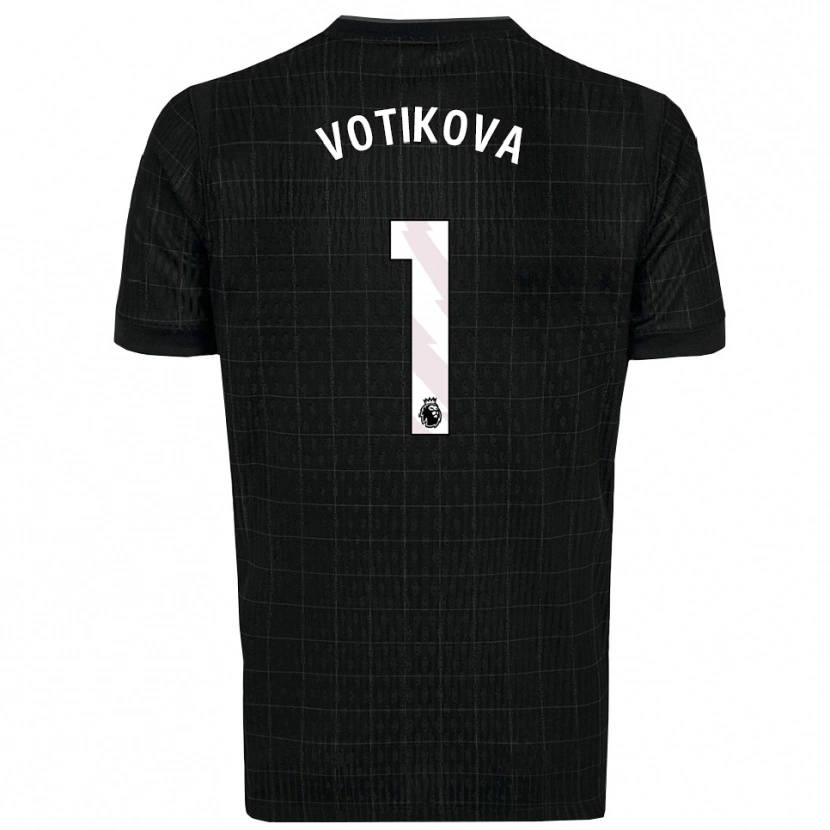 Danxen Kinder Barbora Votíková #1 Schwarz Grau Auswärtstrikot Trikot 2025/26 T-Shirt Österreich