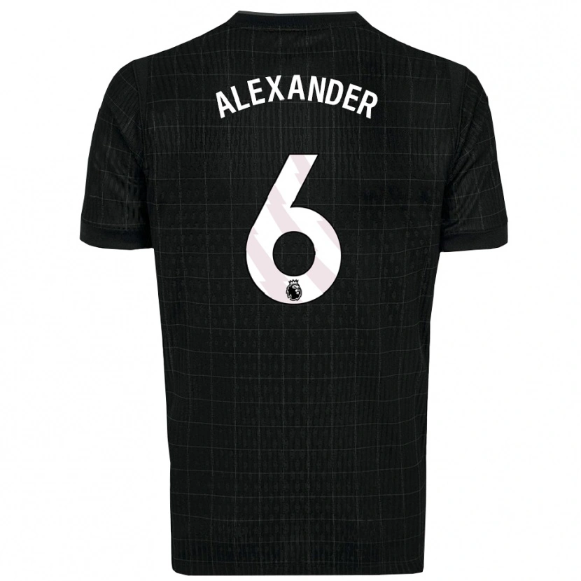Danxen Kinder Reiss-Alexander Russell-Denny #6 Schwarz Grau Auswärtstrikot Trikot 2025/26 T-Shirt Österreich