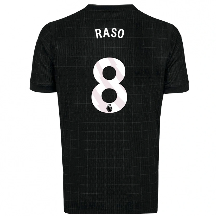 Danxen Kinder Hayley Raso #8 Schwarz Grau Auswärtstrikot Trikot 2025/26 T-Shirt Österreich