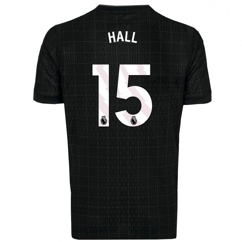 Danxen Kinder Tye Hall #15 Schwarz Grau Auswärtstrikot Trikot 2025/26 T-Shirt Österreich