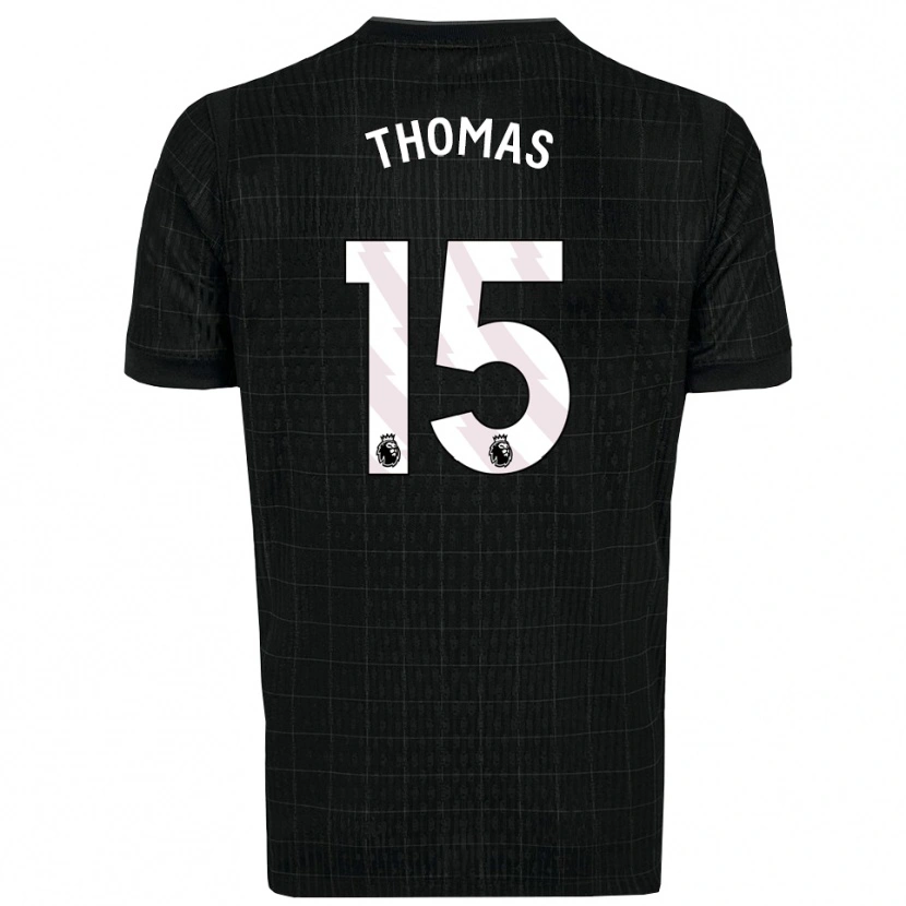Danxen Kinder Cameron Thomas #15 Schwarz Grau Auswärtstrikot Trikot 2025/26 T-Shirt Österreich