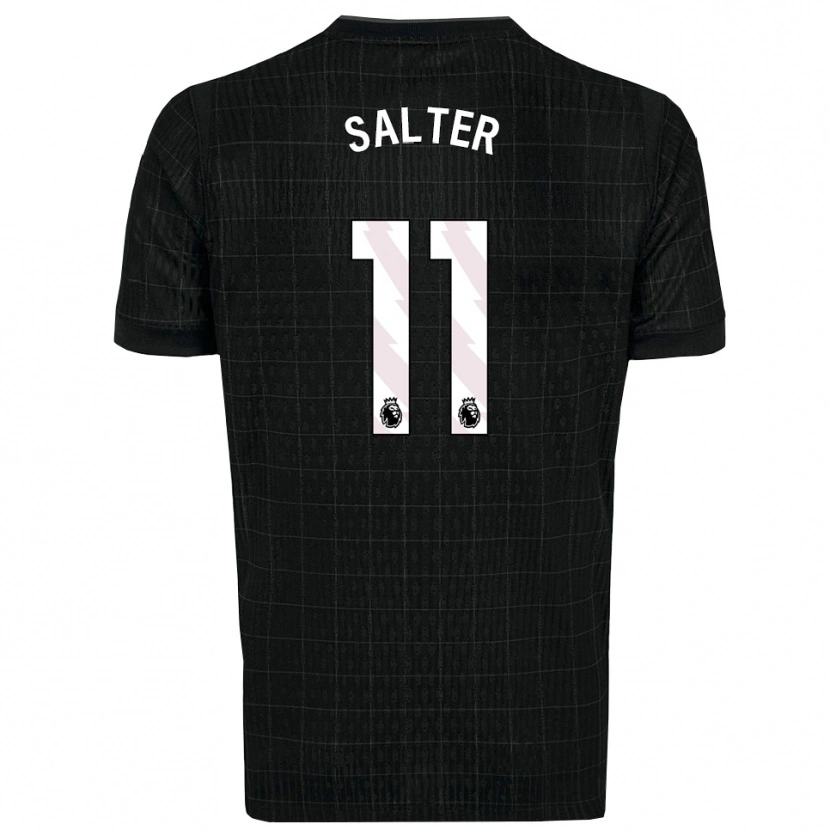 Danxen Kinder Oliver Salter #11 Schwarz Grau Auswärtstrikot Trikot 2025/26 T-Shirt Österreich