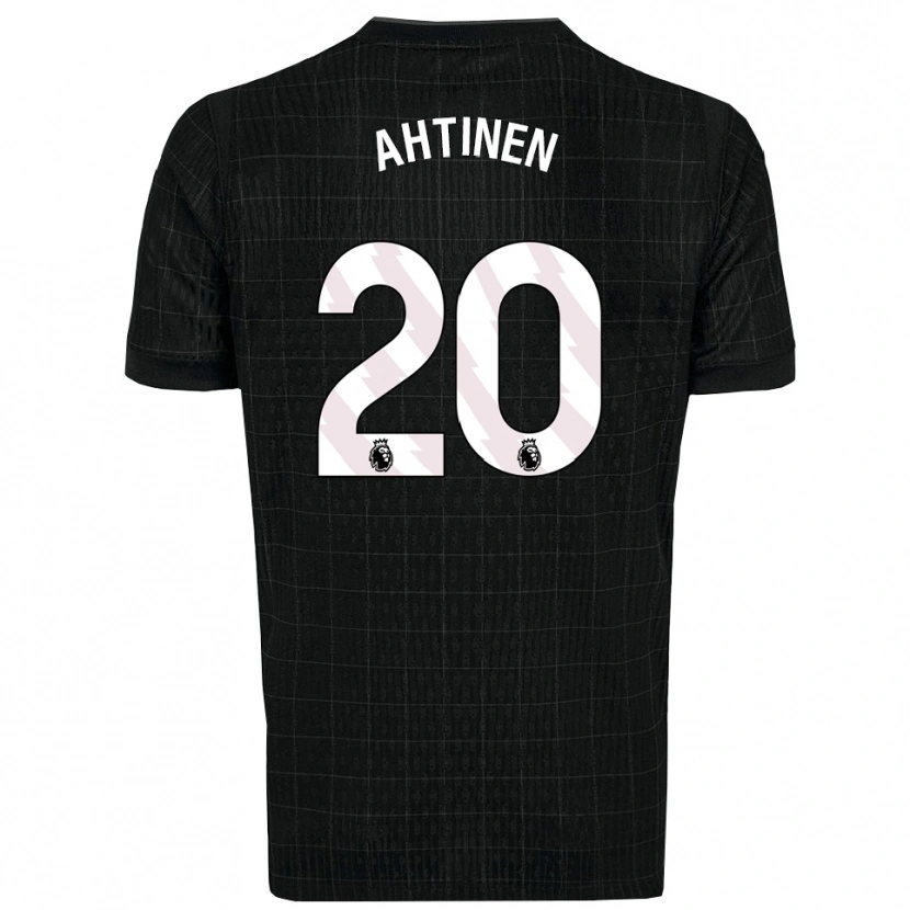 Danxen Kinder Olga Ahtinen #20 Schwarz Grau Auswärtstrikot Trikot 2025/26 T-Shirt Österreich
