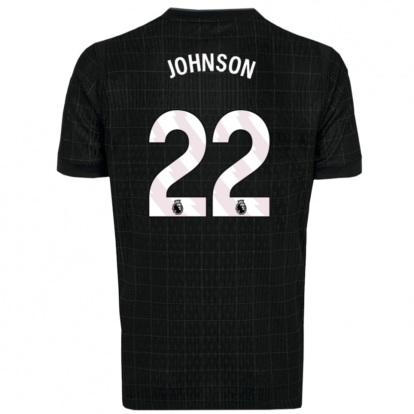 Danxen Kinder Brennan Johnson #22 Schwarz Grau Auswärtstrikot Trikot 2025/26 T-Shirt Österreich