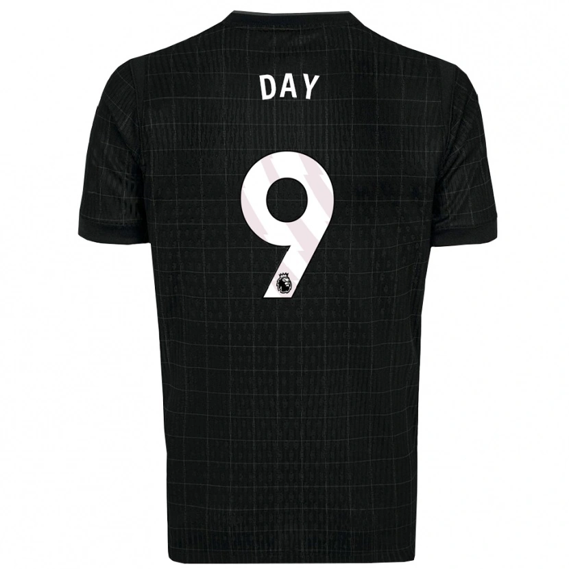 Danxen Kinder Frankie Day #9 Schwarz Grau Auswärtstrikot Trikot 2025/26 T-Shirt Österreich
