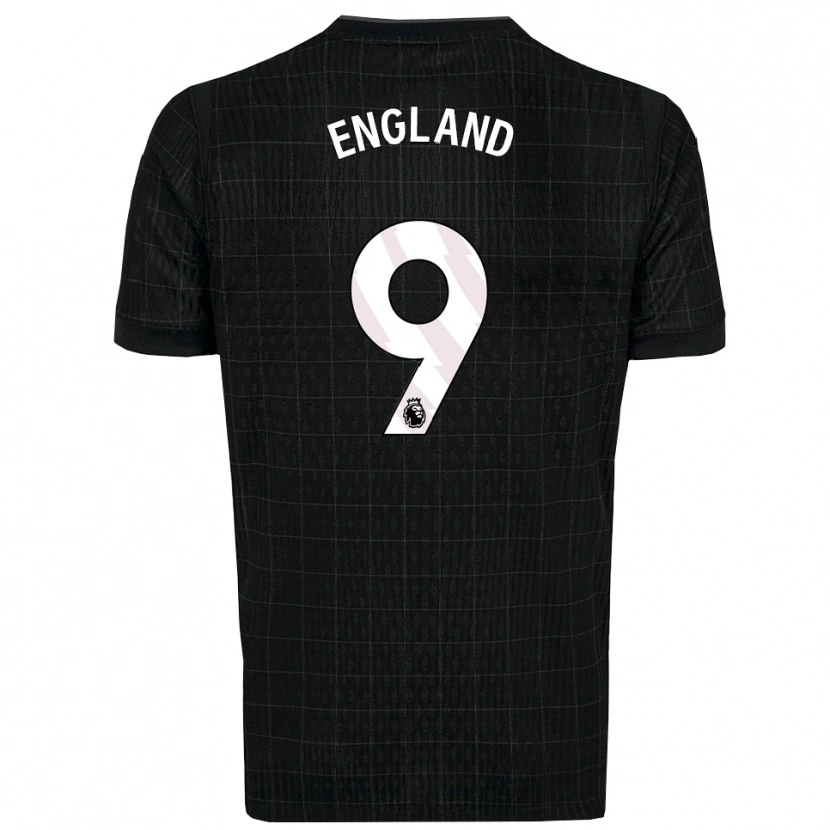 Danxen Kinder Bethany England #9 Schwarz Grau Auswärtstrikot Trikot 2025/26 T-Shirt Österreich