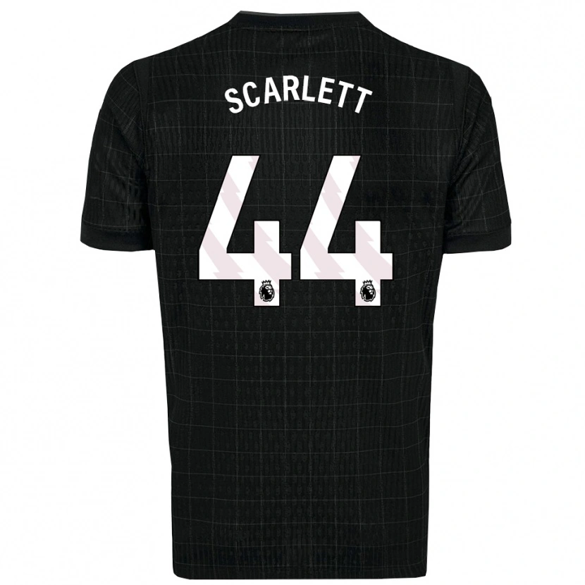 Danxen Kinder Dane Scarlett #44 Schwarz Grau Auswärtstrikot Trikot 2025/26 T-Shirt Österreich