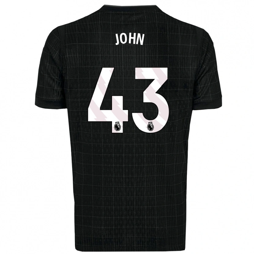 Danxen Kinder Nile John #43 Schwarz Grau Auswärtstrikot Trikot 2025/26 T-Shirt Österreich
