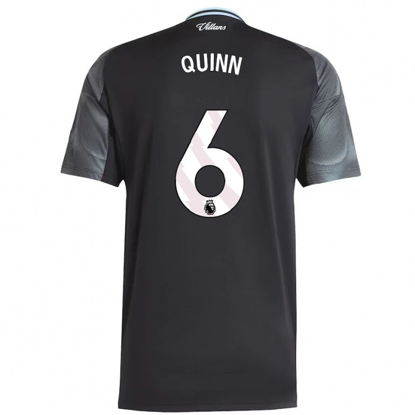 Danxen Kinder Keilan Quinn #6 Schwarz Himmelblau Auswärtstrikot Trikot 2025/26 T-Shirt Österreich