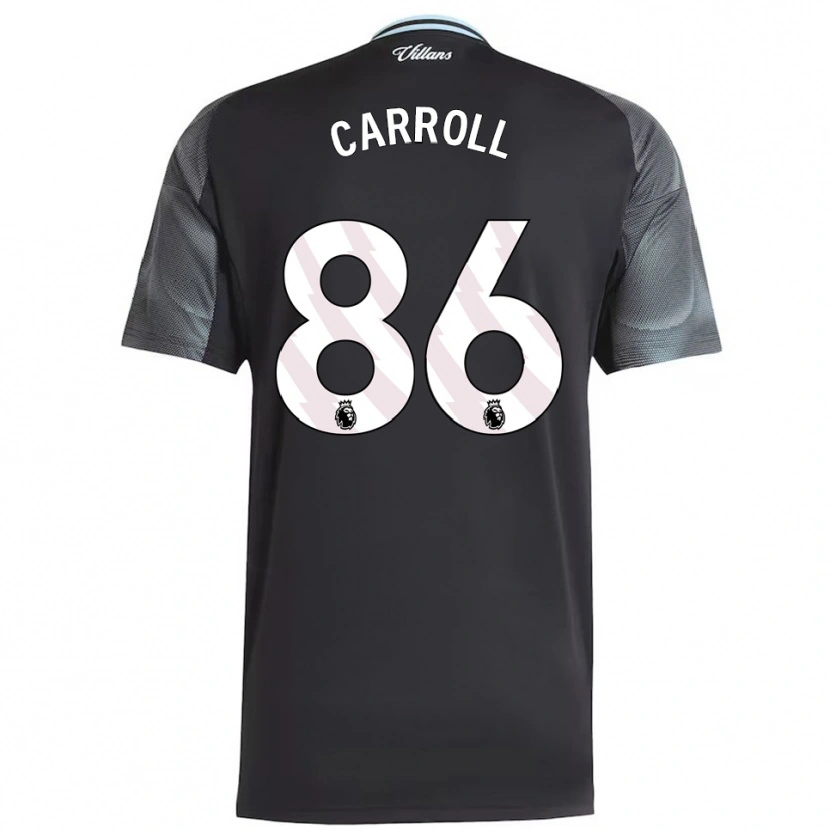 Danxen Kinder Tj Carroll #86 Schwarz Himmelblau Auswärtstrikot Trikot 2025/26 T-Shirt Österreich