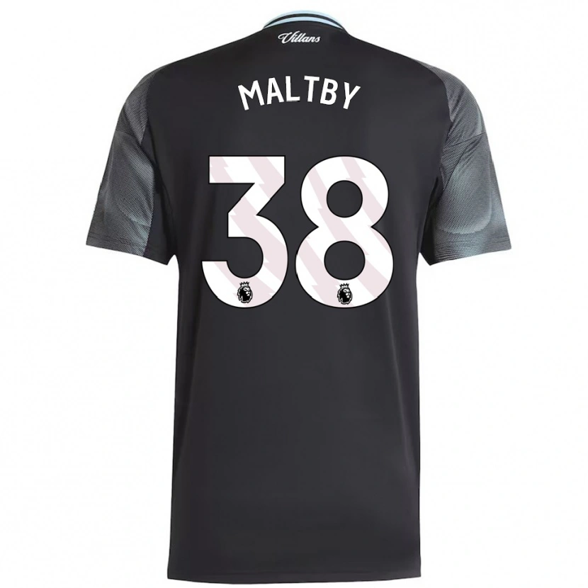 Danxen Kinder Rachel Maltby #38 Schwarz Himmelblau Auswärtstrikot Trikot 2025/26 T-Shirt Österreich