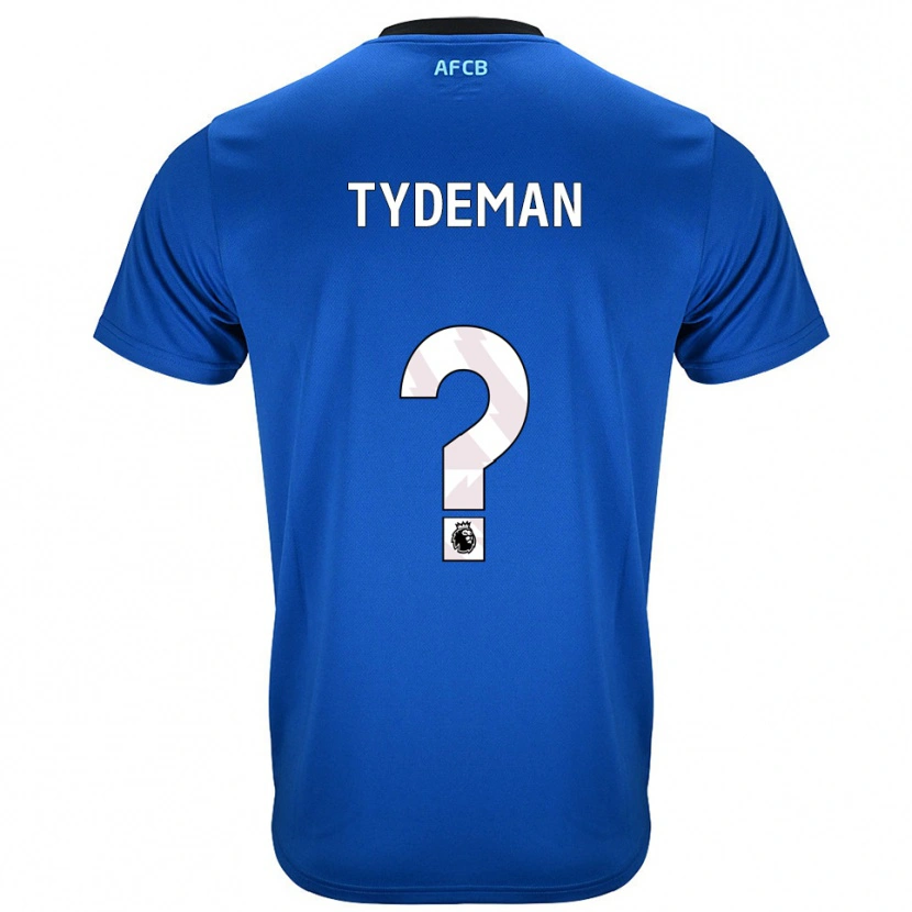 Danxen Kinder Kian Tydeman #0 Blau Schwarz Auswärtstrikot Trikot 2025/26 T-Shirt Österreich