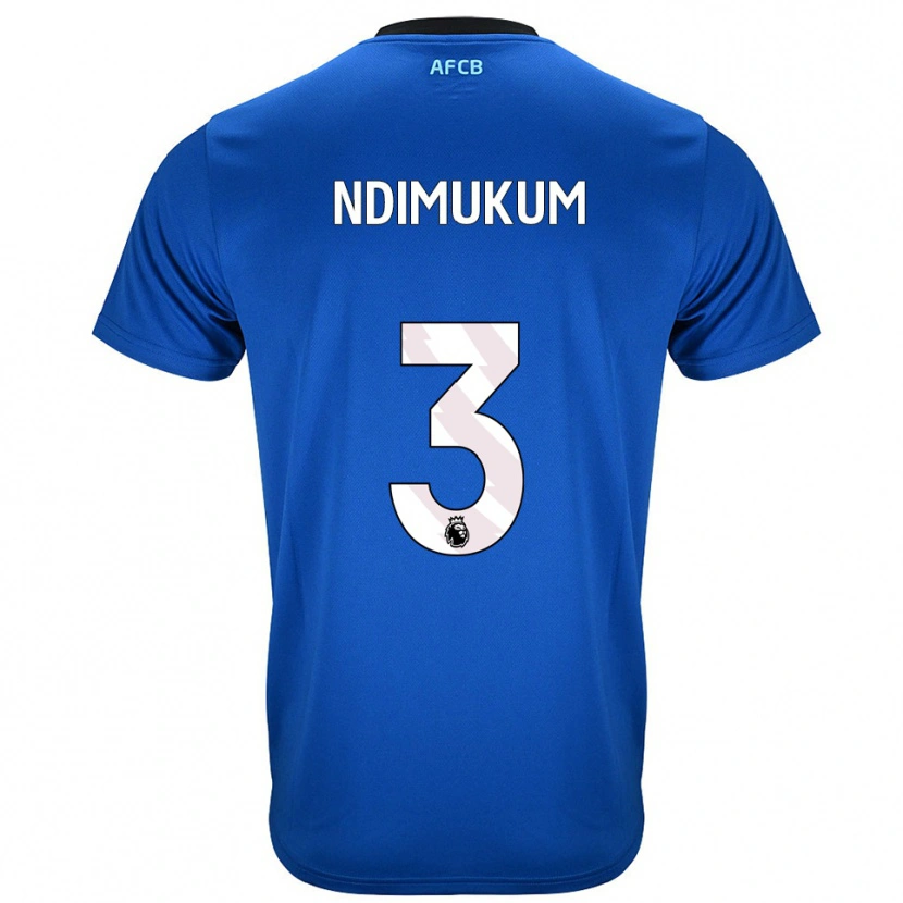 Danxen Kinder Dane Ndimukum #3 Blau Schwarz Auswärtstrikot Trikot 2025/26 T-Shirt Österreich