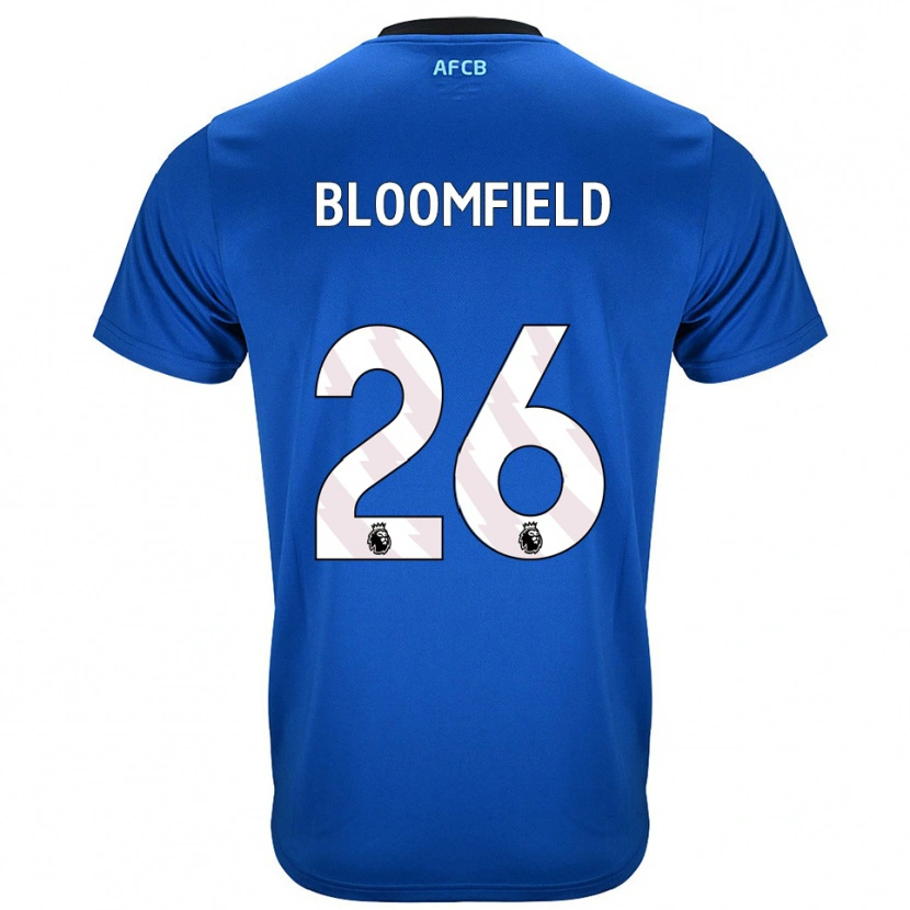 Danxen Kinder Erin Bloomfield #26 Blau Schwarz Auswärtstrikot Trikot 2025/26 T-Shirt Österreich