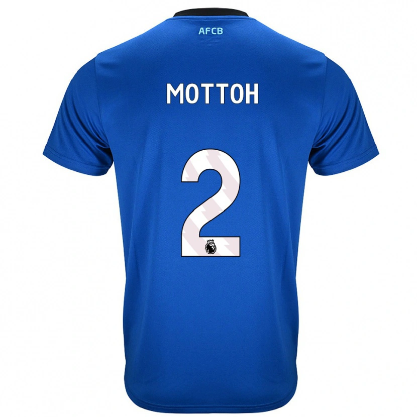 Danxen Kinder Koby Mottoh #2 Blau Schwarz Auswärtstrikot Trikot 2025/26 T-Shirt Österreich