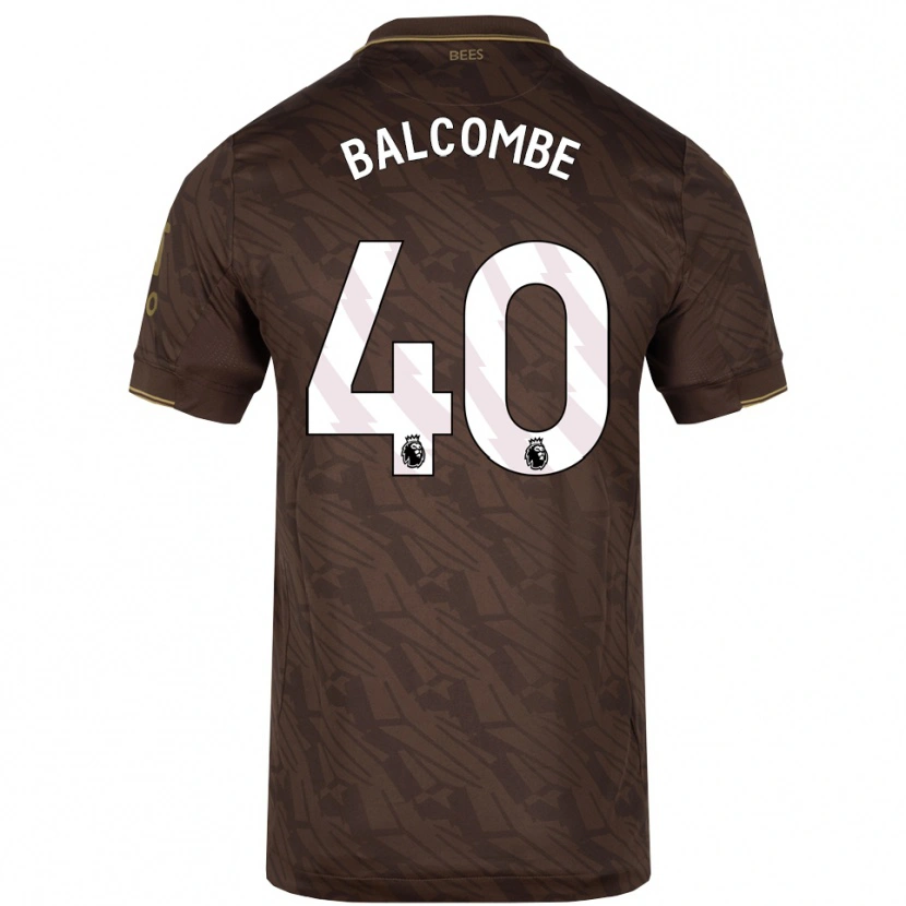 Danxen Kinder Ellery Balcombe #40 Braun Gold Auswärtstrikot Trikot 2025/26 T-Shirt Österreich
