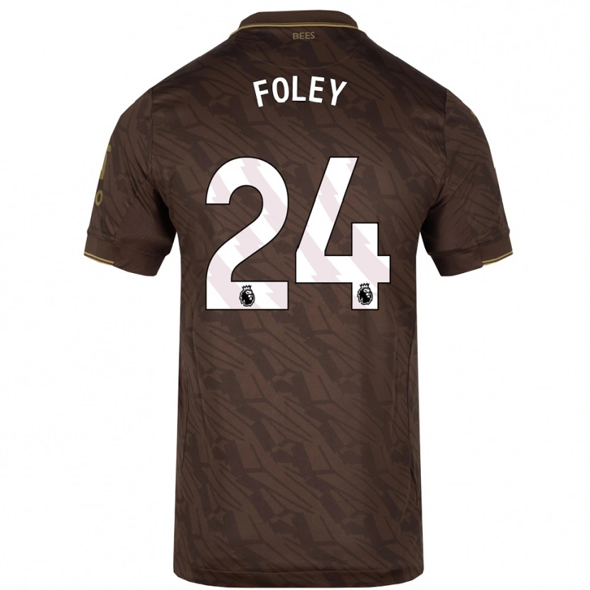 Danxen Kinder Shania Foley #24 Braun Gold Auswärtstrikot Trikot 2025/26 T-Shirt Österreich
