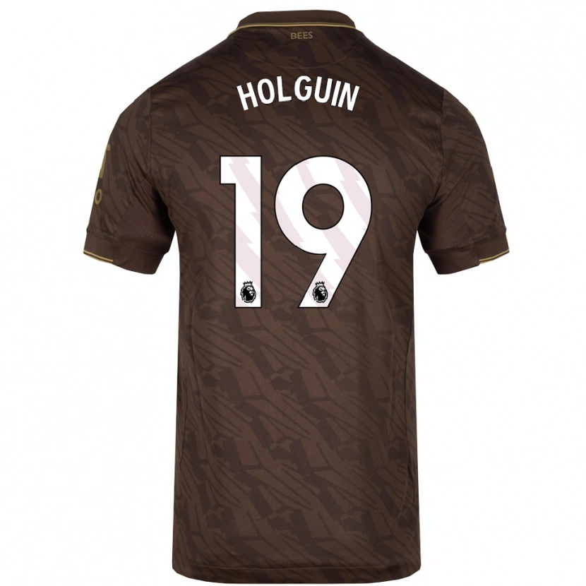 Danxen Kinder Paula Holguin #19 Braun Gold Auswärtstrikot Trikot 2025/26 T-Shirt Österreich