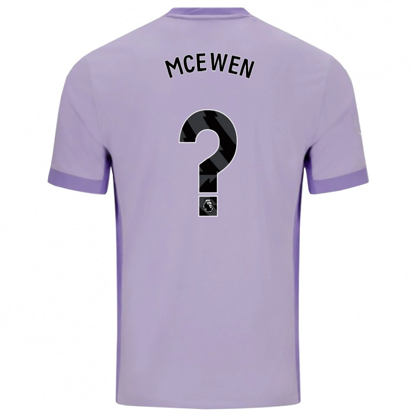 Danxen Kinder Grace Mcewen #0 Taro Lila Weiß Auswärtstrikot Trikot 2025/26 T-Shirt Österreich
